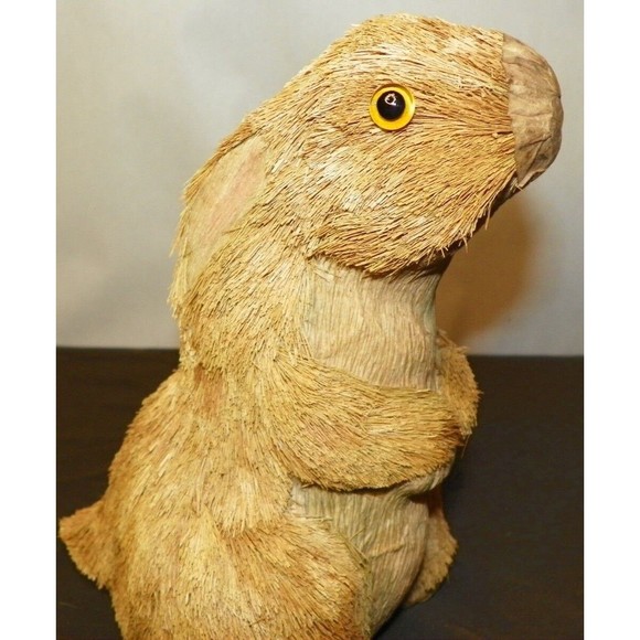 Paper Mache Handmade Art ‎ Farm Animals Country Décor Rabbit Chicken Duck - Picture 2 of 12